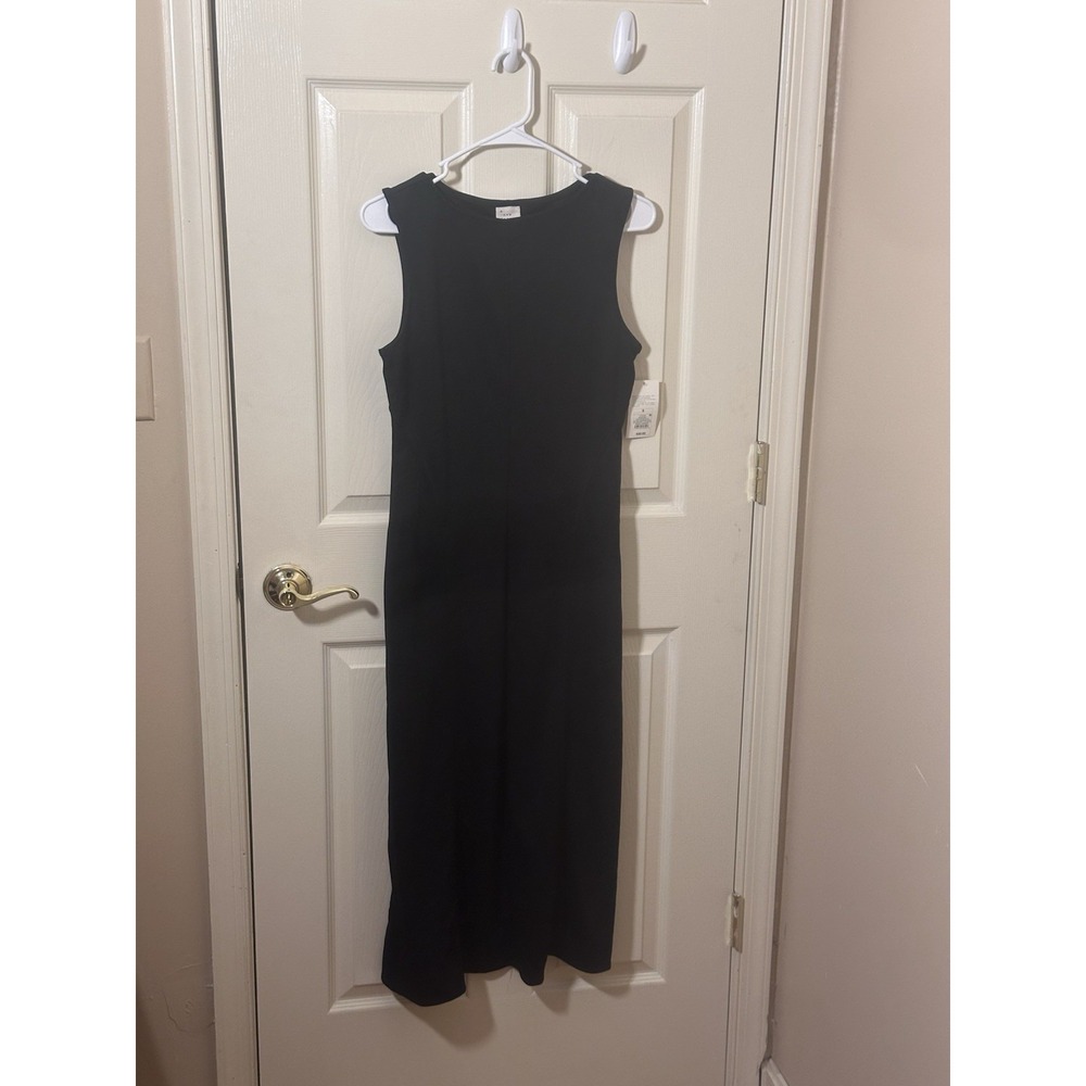 A New Day Women's S Black Sleeveless Maxi Dress Solid Casual NWT